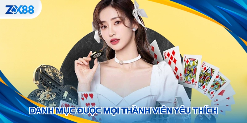 Danh mục được mọi thành viên yêu thích