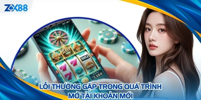 Lỗi thường gặp trong quá trình mở tài khoản mới